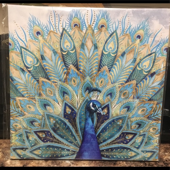 Peacock canvas - Picture 1 of 4